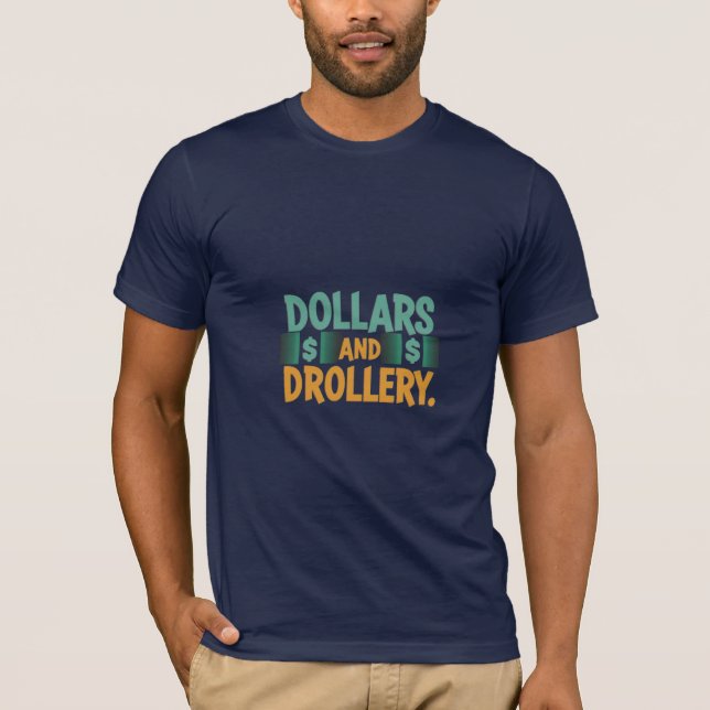 Camiseta Dólares y Drollery - multicolor (Anverso)