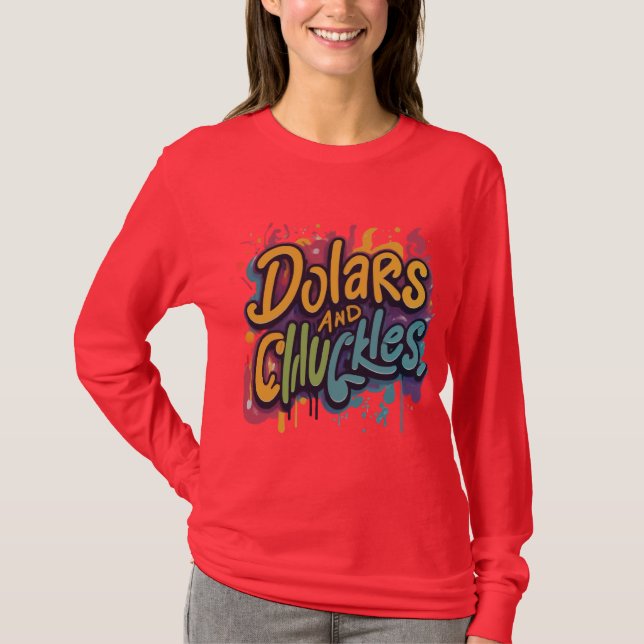 Camiseta Dólares y risitas (Anverso)