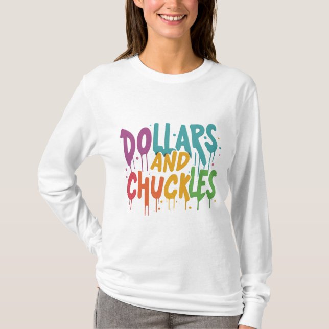 Camiseta Dólares y risitas (Anverso)