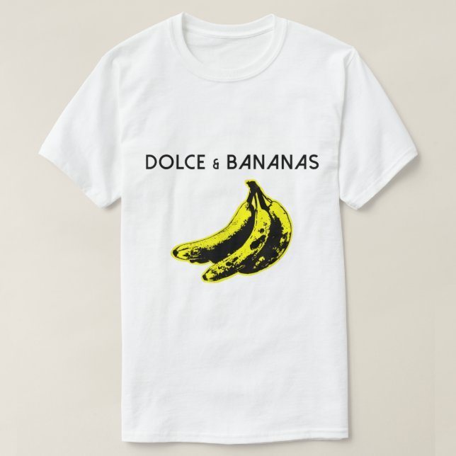 Camiseta Dolce and Bananas Funny Parody Design (Diseño del anverso)