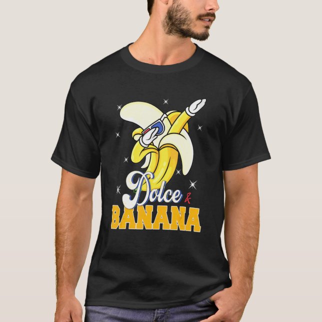 Camiseta Dolce Banana Dabbing Bananas Vegan Veggie (Anverso)