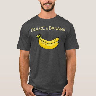 Camiseta Dolce y diseño divertido y lindo de plátano vintag