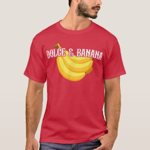 Camiseta Dolce y fruta banana Lover Vegetarian