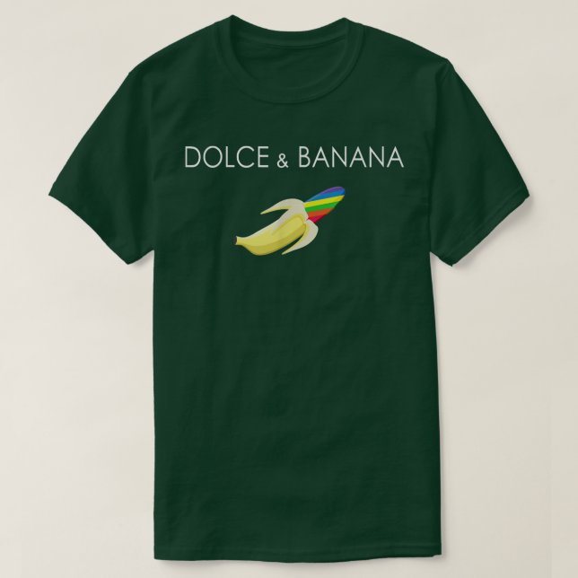 Camiseta Dolce Y LGBTQ Banana Funny Orgullo Gráfica Cute Ra (Diseño del anverso)