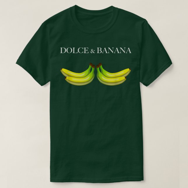 Camiseta Dolce y plátano Vegetariano Fruta Banana Vegan 42 (Diseño del anverso)
