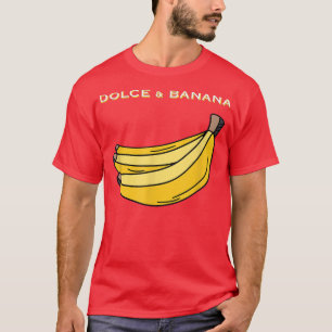 Camiseta Dolce y plátano Vegetariano Fruta Banana Vegan 42