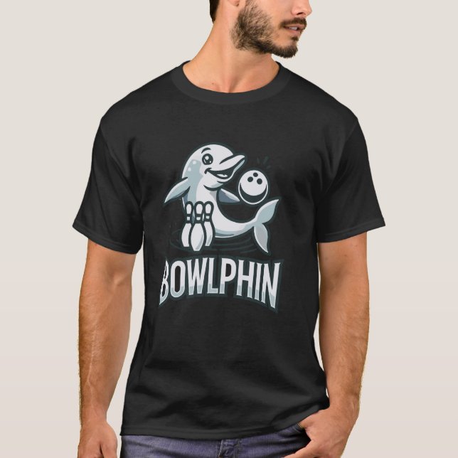 Camiseta dolfo de boliche divertido bowling bowling bowling (Anverso)