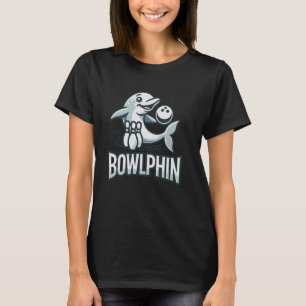 Camiseta dolfo de boliche divertido bowling bowling bowling