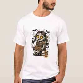 Camiseta Doll atormentado - Personalizado de Halloween