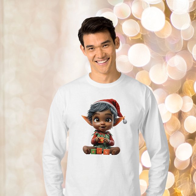 Camiseta Doll Baby Navidades Elf Men's Tee (Subido por el creador)