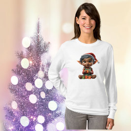 Camiseta Doll Baby Navidades Elf Women's Tee