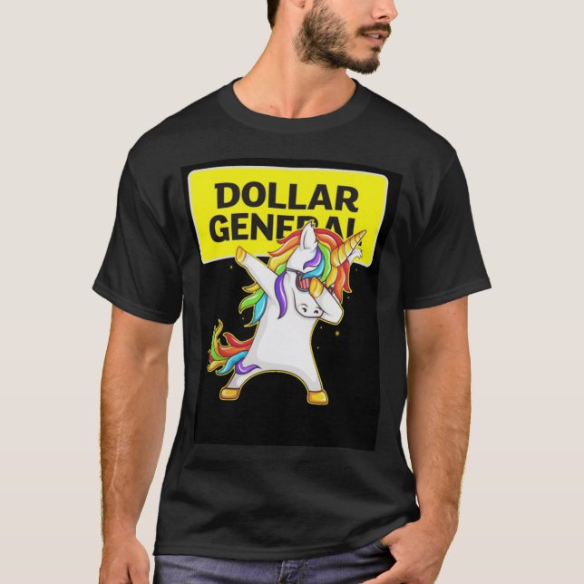 Camiseta Dollar General Dollar General Unicorn Dabbing Unis (Anverso)