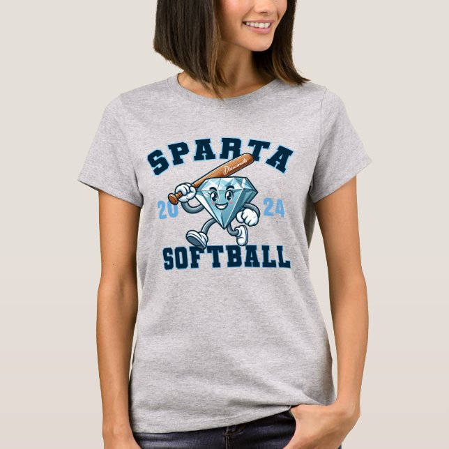 Camiseta Dolly Diamond Mascot (Anverso)