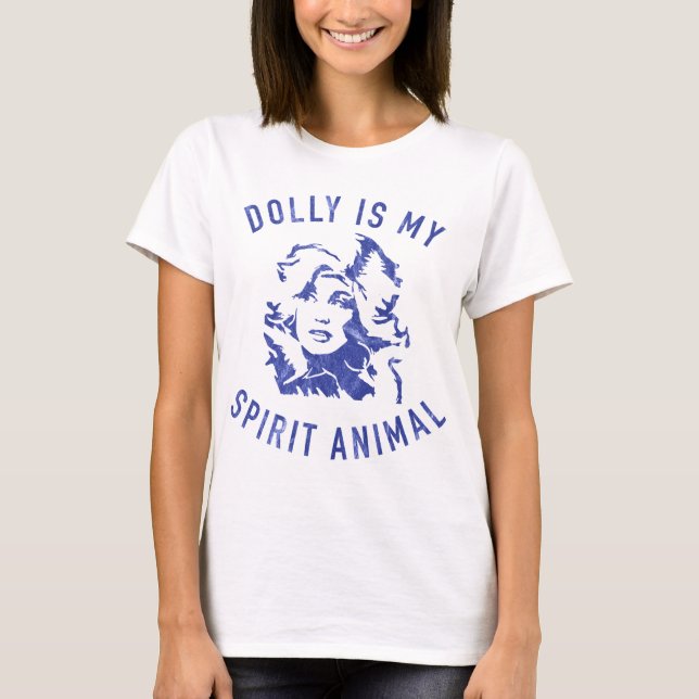 Camiseta dolly es mi animal espiritual (Anverso)