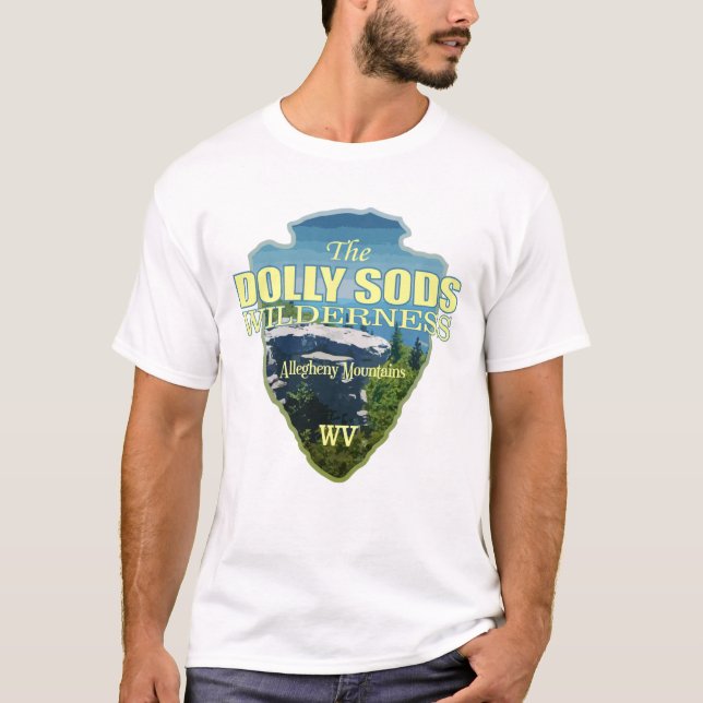 Camiseta Dolly Sods WA (punta de flecha) (Anverso)