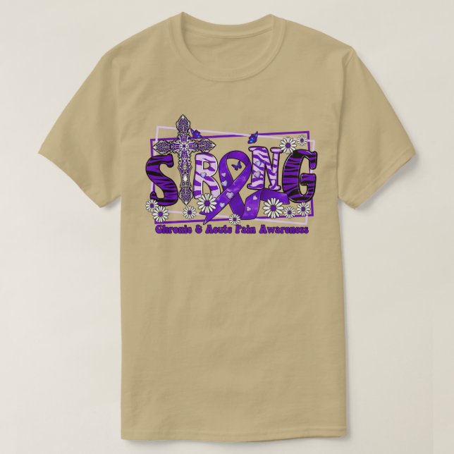 Camiseta Dolor agudo crónico Sensibilización a través de la (Diseño del anverso)