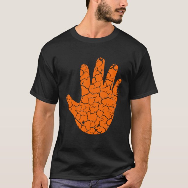 Camiseta Dolor de mano (Anverso)