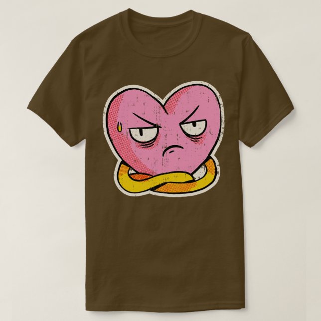 Camiseta Dolor de pulmón disgustado (Diseño del anverso)