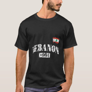 Camiseta Dolor en el código del país del Orgullo del Líbano
