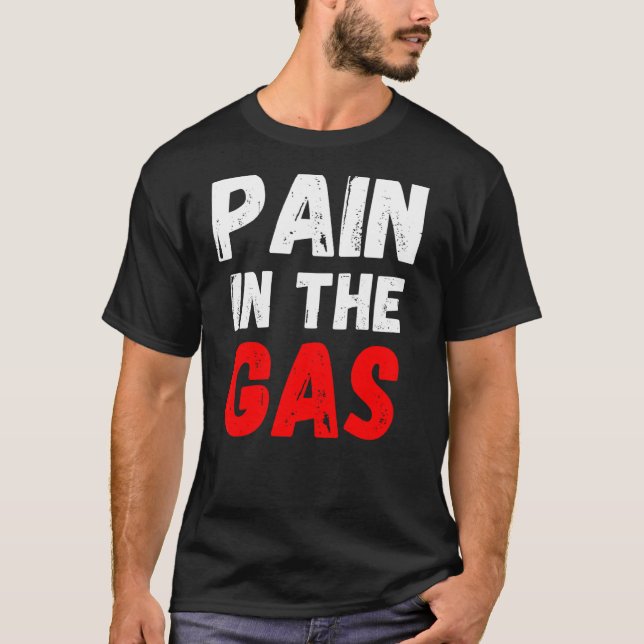 Camiseta Dolor En El Gas (Anverso)