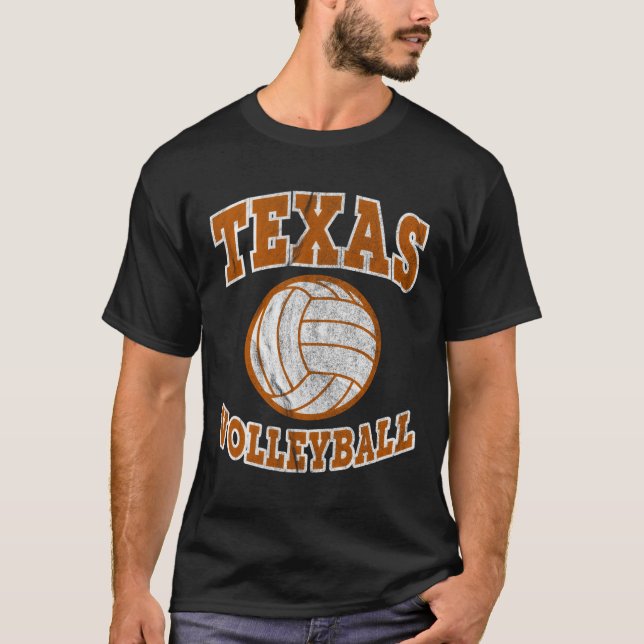 Camiseta Dolor en la cosecha de voleibol de Texas (Anverso)