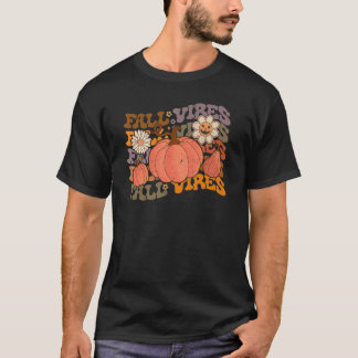 Camiseta Dolor Groovy Cae Vibes Calabaza Spice Cae El