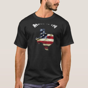 Camiseta Dolor hecho en Texas Bandera de Estados Unidos BAC