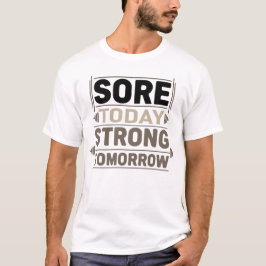 Camiseta Dolor Hoy Fuerte Mañana Gimnasio Recuperación Moti