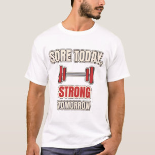 Camiseta Dolor Hoy Fuerte Mañana Motivación Gimnasio