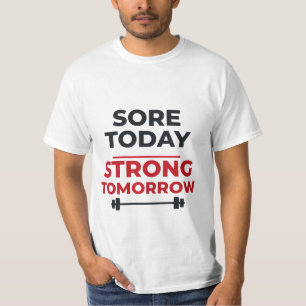 Camiseta Dolor Hoy Fuerte Mañana Motivación Gimnasio Entren