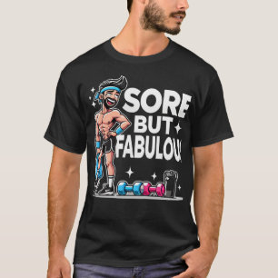 Camiseta Dolor Pero Fabuloso - Gimnasio Gracioso