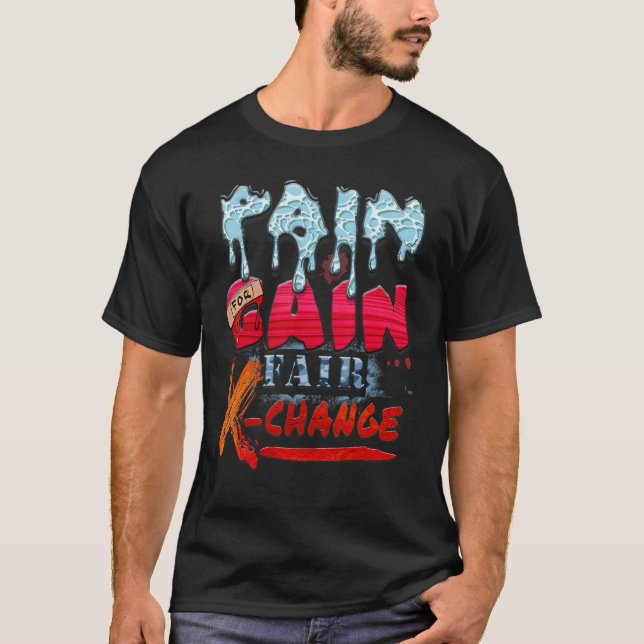 Camiseta Dolor por Ganancia Cambio Justo X (Anverso)