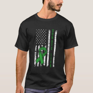 Camiseta Dolorosa Donación Vida Humana Bandera De Eeuu Ney