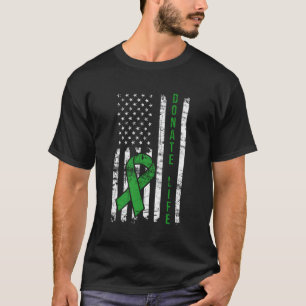 Camiseta Dolorosa Donación Vida Humana Bandera De Eeuu Ney 