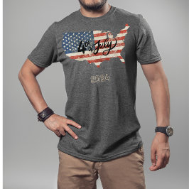 Camiseta Doloroso 4 de julio Estrellas y estribos Orgullo d