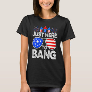 Camiseta Doloroso 4 De Julio Justo Aquí Para Bang Bang Usa 