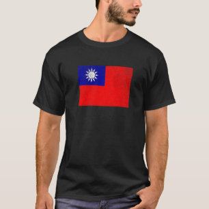Camiseta Doloroso apoyo de bandera taiwanesa a Taiwán que a