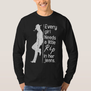 Camiseta Doloroso, Cada Chica Necesita Un Poco De Rip En Su