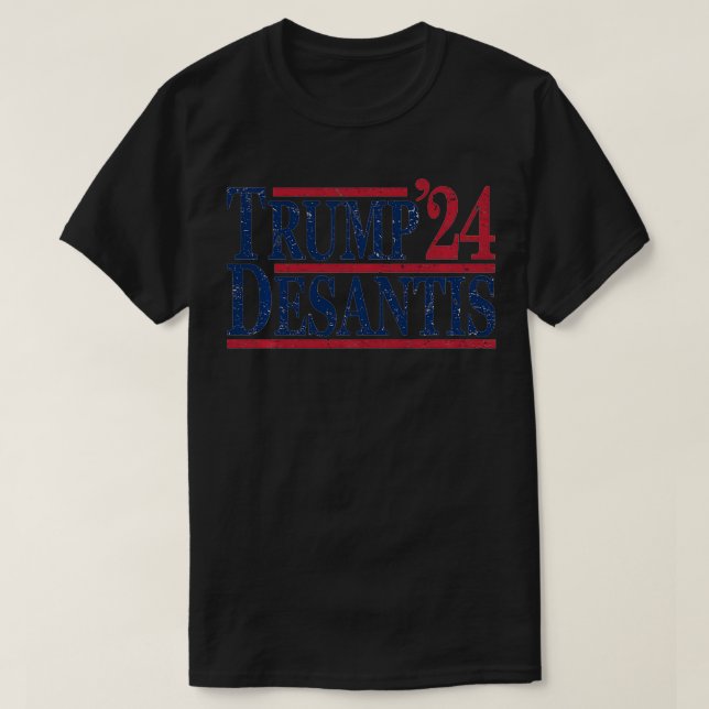 Camiseta Doloroso Donald Trump Ron DeSantis 2024 Pullover (Diseño del anverso)