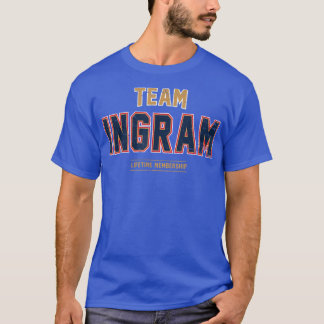 Camiseta Doloroso Equipo Ingram Orgulloso apellido N