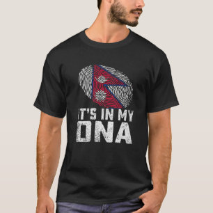 Camiseta Doloroso es en mi ADN Hombres de la bandera de Nep