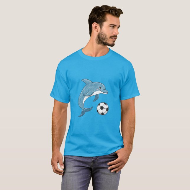 Camiseta Dolphin and Soccer Ball (Anverso completo)