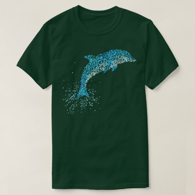 Camiseta Dolphin Bottlenose Dolphin Natación (Diseño del anverso)