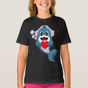 Camiseta Dolphin Bride Heart Boda