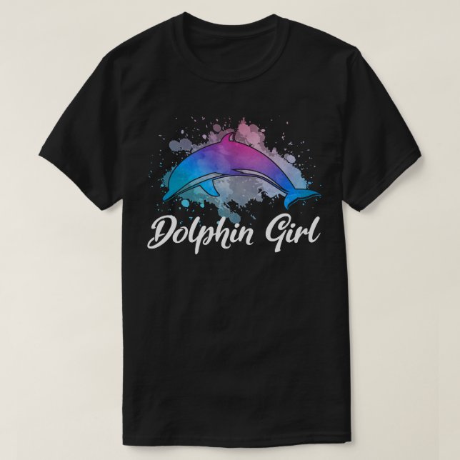 Camiseta DOLPHIN CHICA Ama a los delfines en la playa Mujer (Diseño del anverso)