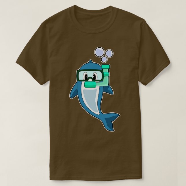 Camiseta Dolphin Diver Snorkel (Diseño del anverso)