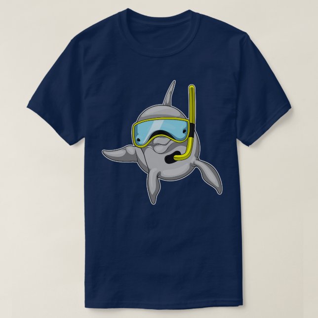 Camiseta Dolphin Diver Snorkel (Diseño del anverso)