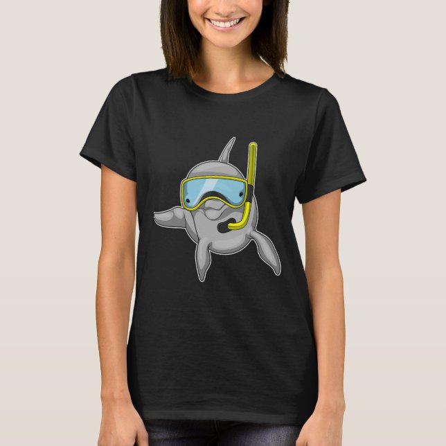 Camiseta Dolphin Diver Snorkel (Anverso)