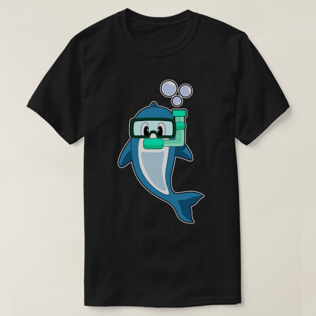 Camiseta Dolphin Diver Snorkel (Diseño del anverso)