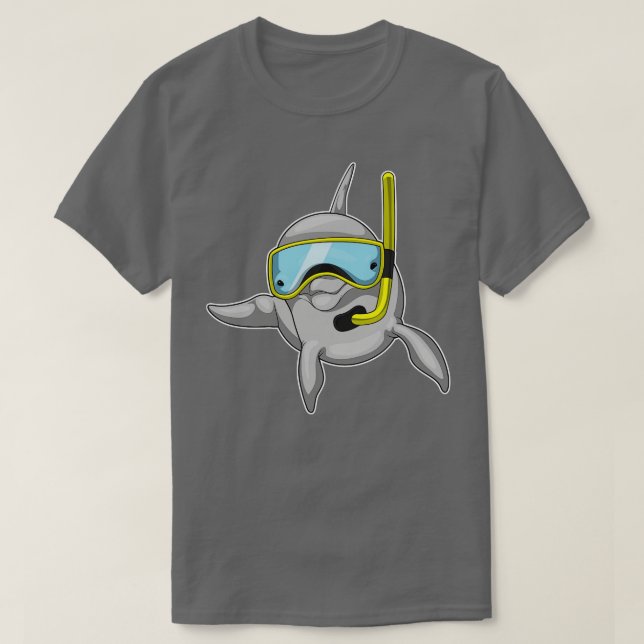 Camiseta Dolphin Diver Snorkel 2 (Diseño del anverso)
